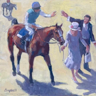 Scottish Artist CATRIONA CAMPBELL - Winner of the Last Race
