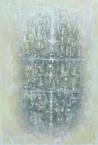 Contemporary Still Life with Glasses
