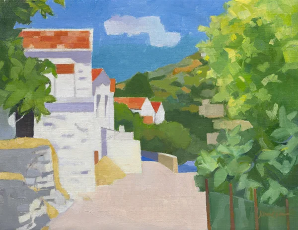 Scottish Artist CHARLES JAMIESON - Greek Afternoon