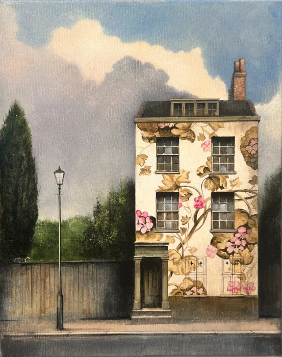 British Artist CHRISTOPHER THOMPSON - The Silkweaver's House