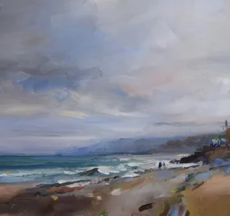 Winter Sea Charmouth, Dorset