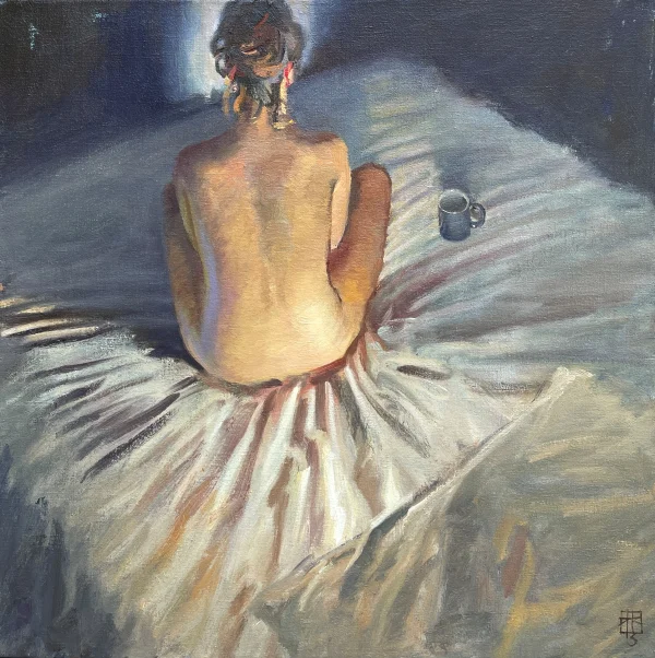 British Artist DAVID COBLEY - Light on her Back