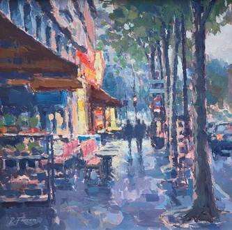 Early Morning Cafe, Paris