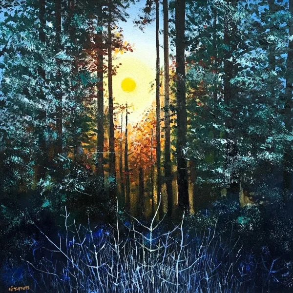 Scottish Artist DAVY BROWN - Winter Sun