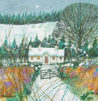 Wintery Moon