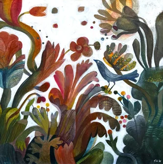 British Artist ESTE MACLEOD - Curious bird