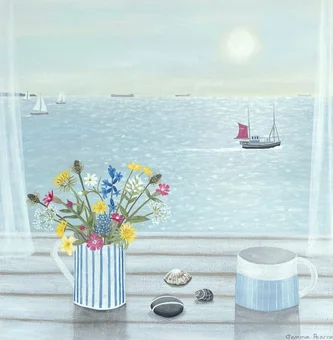 Striped Jug and Wild Flowers