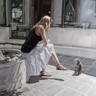 The Cat in Lindos