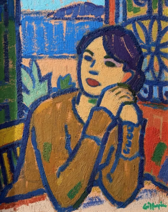 Joan Gillespie - Scottish Artist - Mediterranean Window