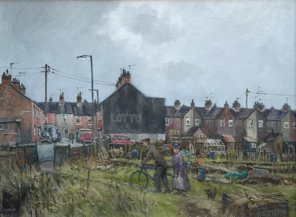John Lines - British Artist - Back with the Greens
