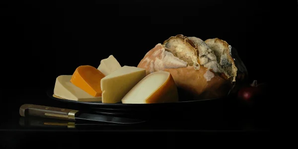 British Artist MICHAEL DE BONO - Bread and Cheese