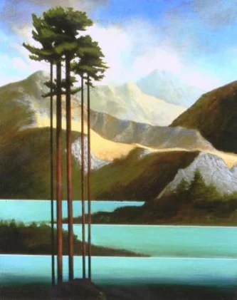 British Print Artist LOUIS MCNALLY - Tall Gathering