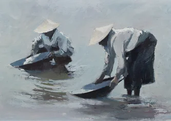 Patrick Gibbs - Panning for Gold, Laos