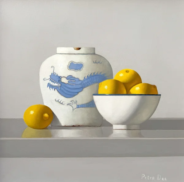 Peter Dee - Irish Artist - vintage enamelware with pearsvintage enamelware with pears