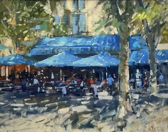 British Artist PETER FOYLE - Dappled Light, Provence