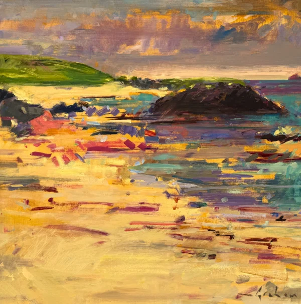 Scottish Artist PETER GRAHAM - North Shore, Iona 
