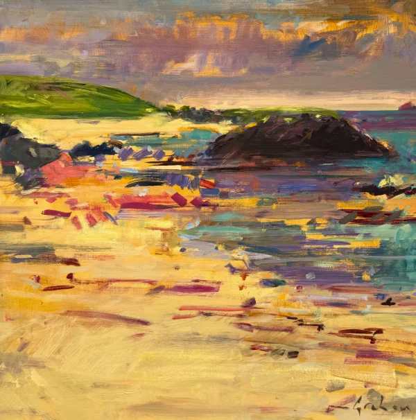 Scottish Artist PETER GRAHAM - North Shore, Iona 