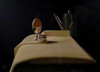 Brown Egg and Coffee Pot