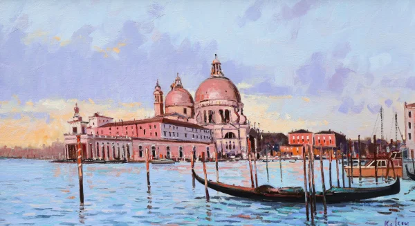 Scottish Artist ROBERT KELSEY - Morning Light, Venice 
