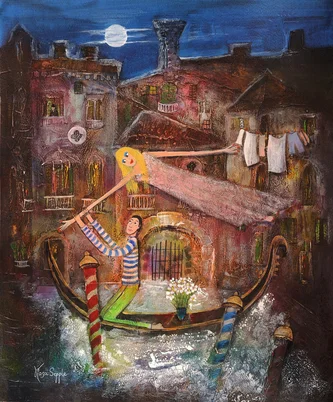 In a Venetian Waterway