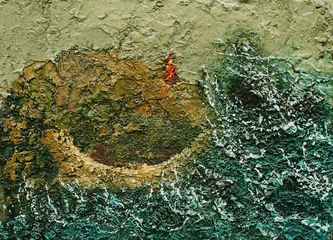 British Artist Simon Garden - The Raging Sea