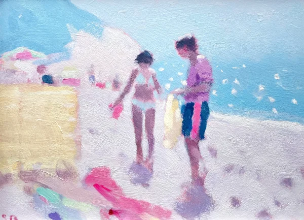 British Artist STEPHEN BROWN - Sea Sparkle, Beer