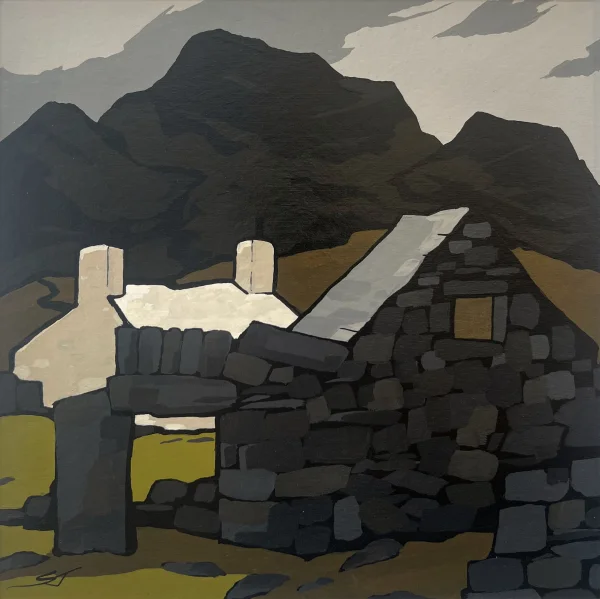 British Artist STEPHEN JOHN OWEN - Old Cowshed