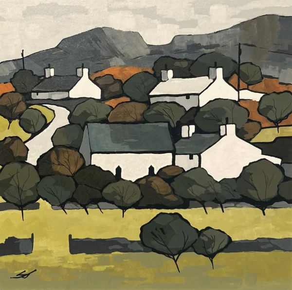 British Artist STEPHEN JOHN OWEN - The Old School House, Bethel