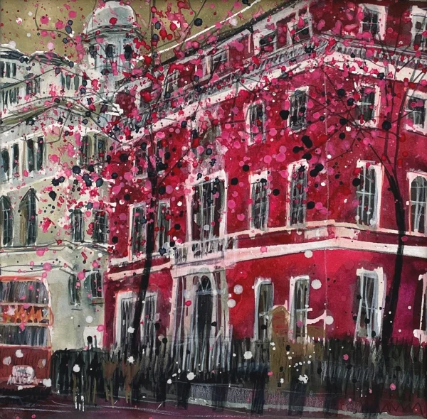 British Artist SUSAN BROWN - Whitehall, London