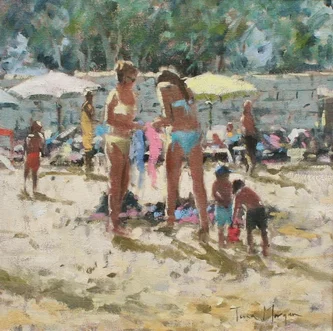 Girls Buying Beach Wear