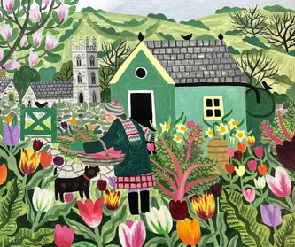 Rhubarb Picking