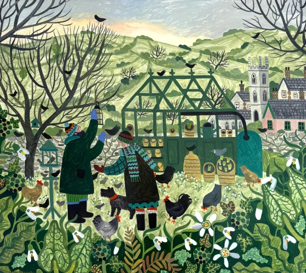 Vanessa Bowman - feeding the birds