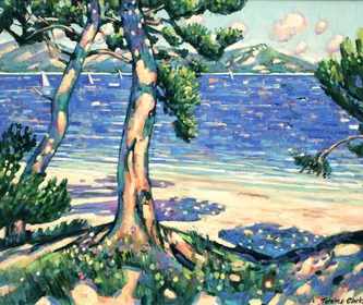 View of Èze, Paloma Beach