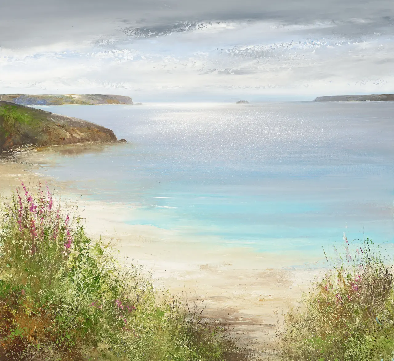 Amanda Hoskin - tranquil colours at daymer beach