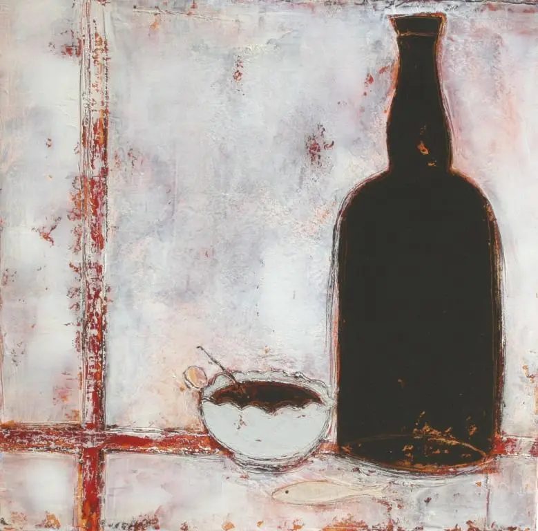 Anji Allen - bottle, fish and pot