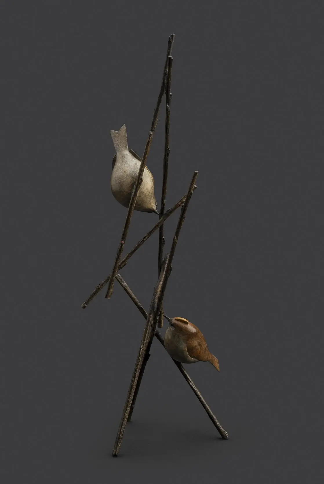 Adam Binder - bronze goldcrests  (edition 2/24)