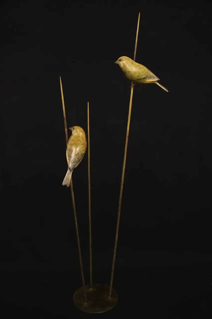 Adam Binder - pair of greenfinches (edition 11/24) 