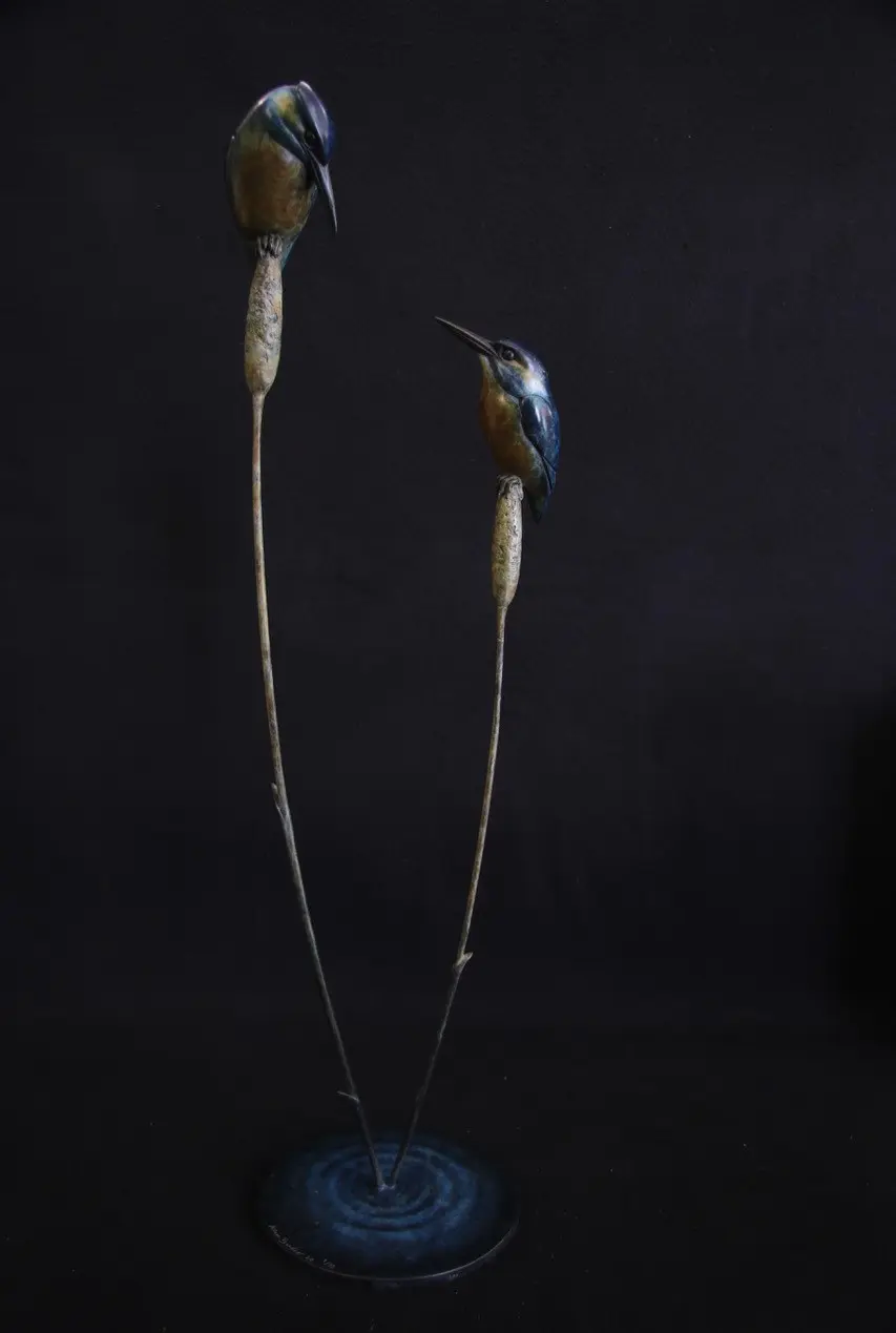Adam Binder - two kingfishers (edition 8/18)