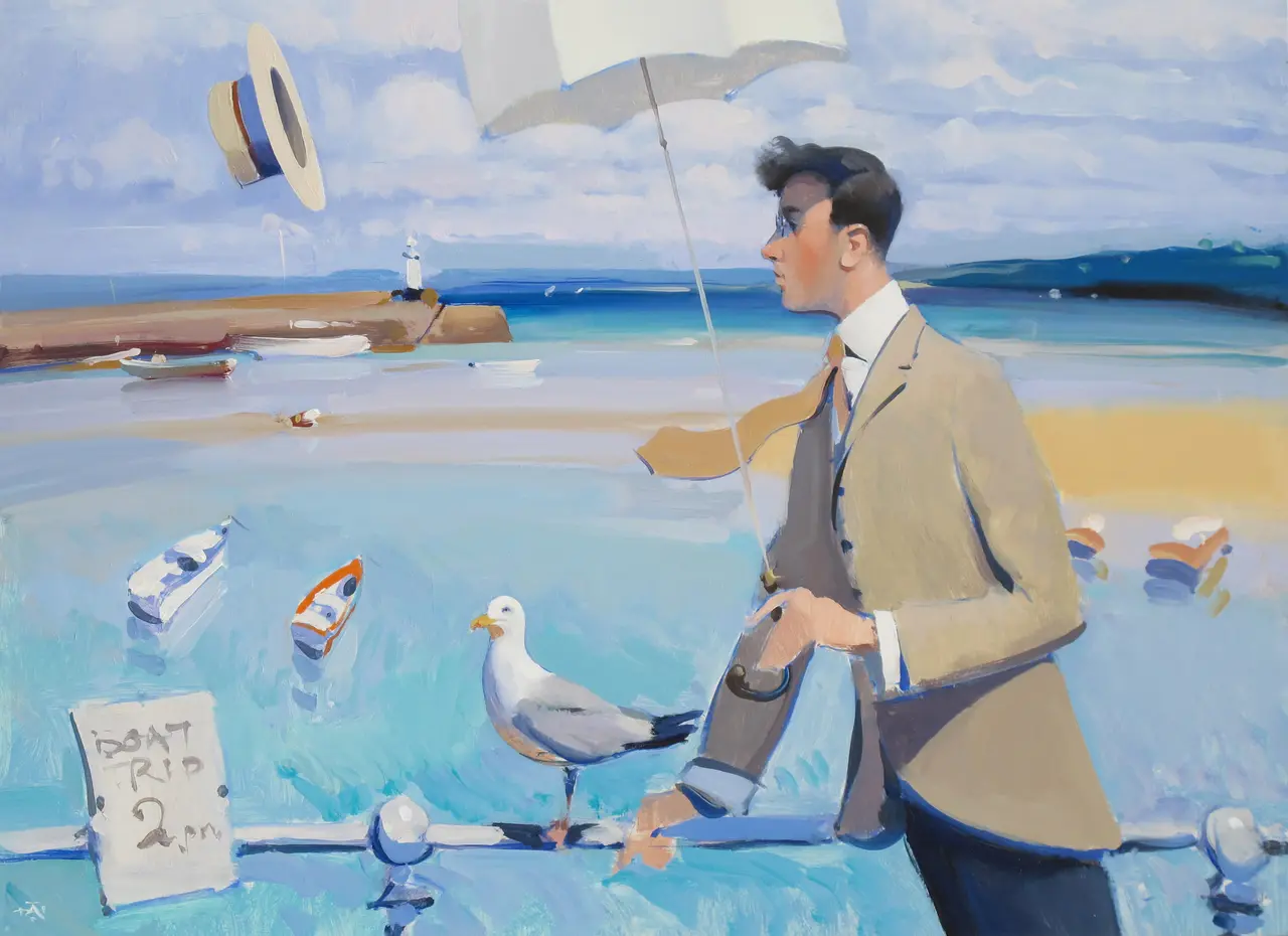 Alan Kingsbury - visiting st ives