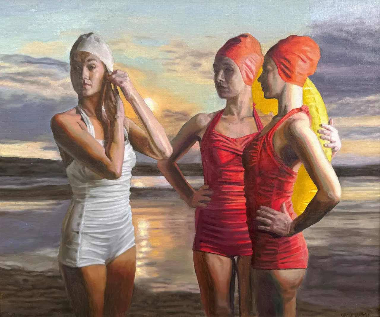Allan Wilkie - evening swim