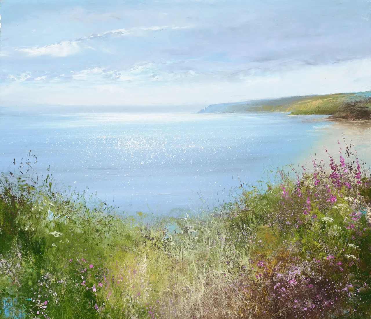 Amanda Hoskin - summer flowers, start point