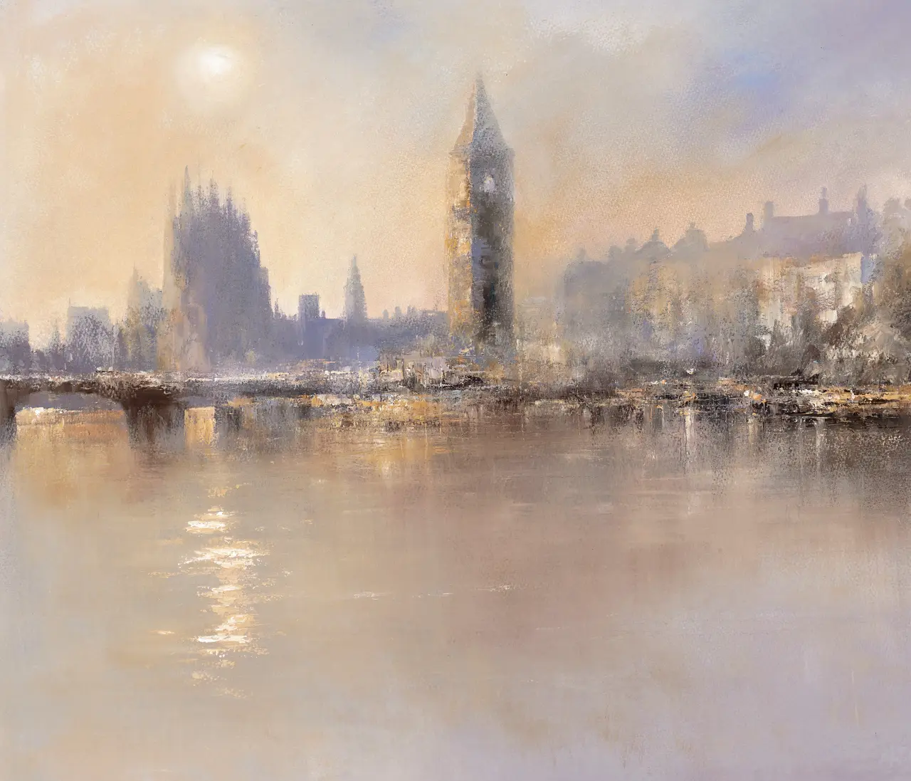 Amanda Hoskin - reflections, the river thames