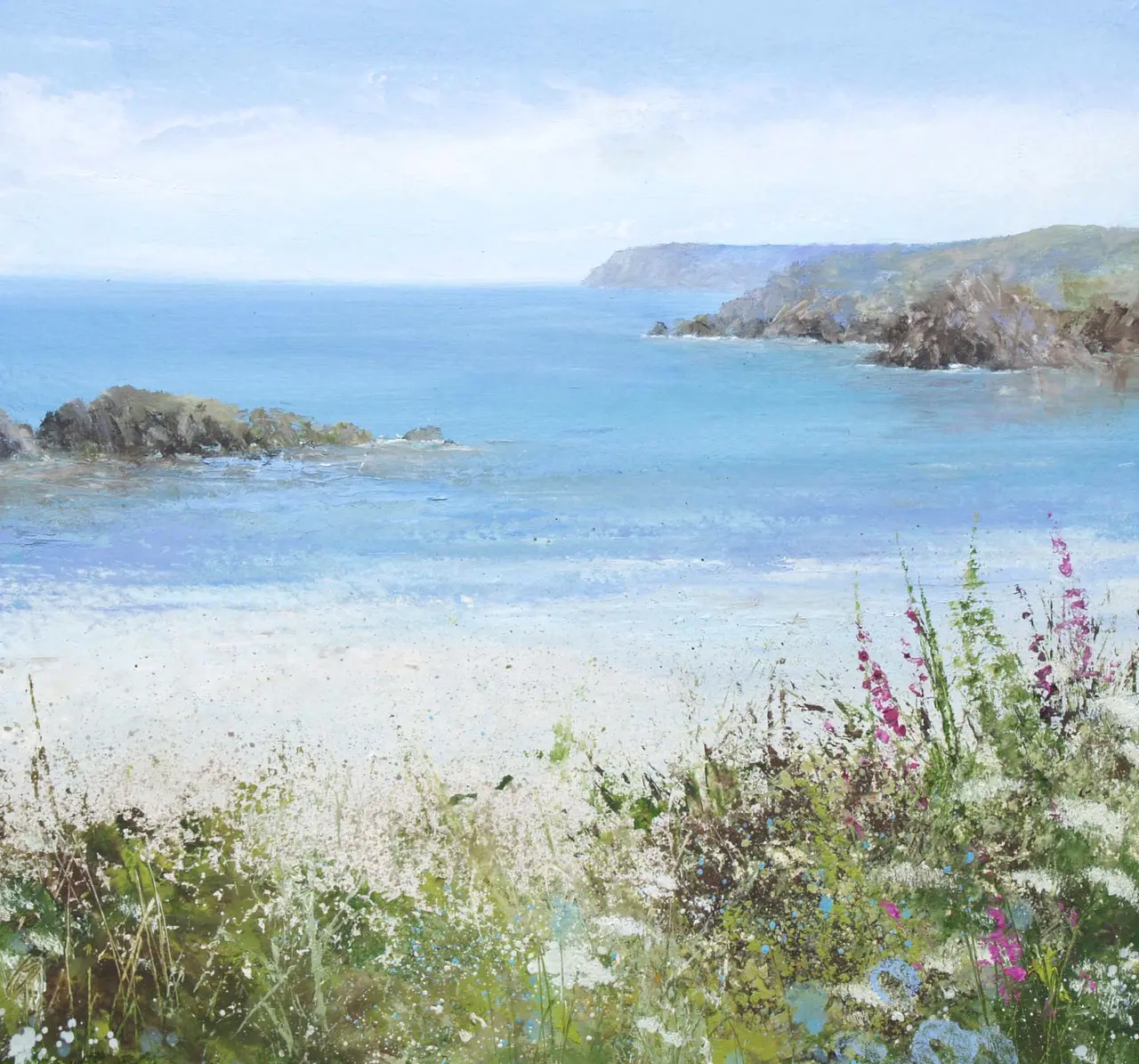 Amanda Hoskin - summers walk, lansallos cove