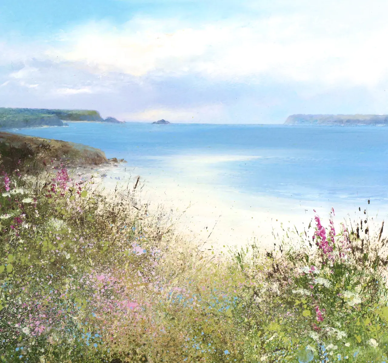 Amanda Hoskin - summer flowers, padstow