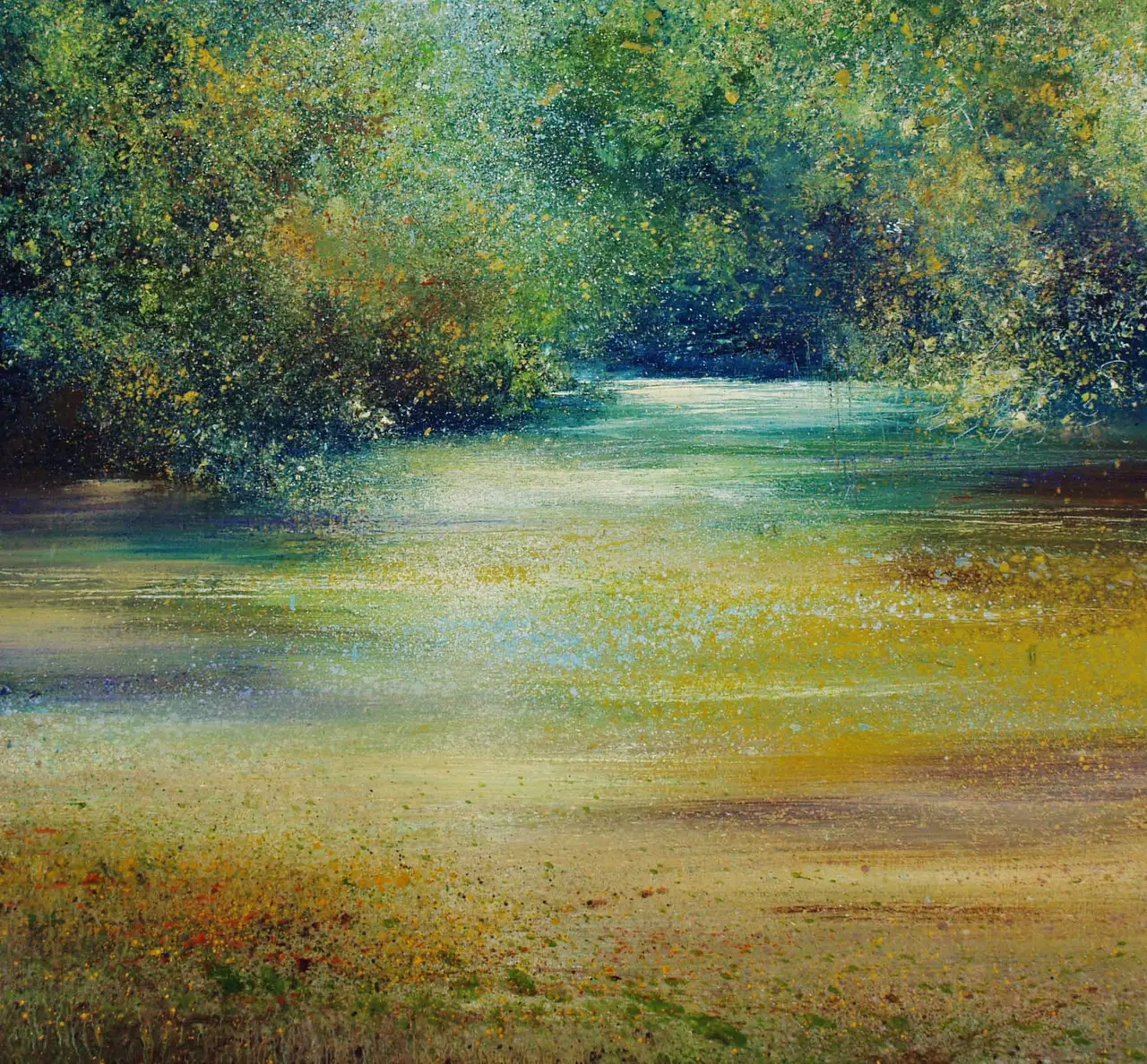 Amanda Hoskin - a quiet place on the river, fowey