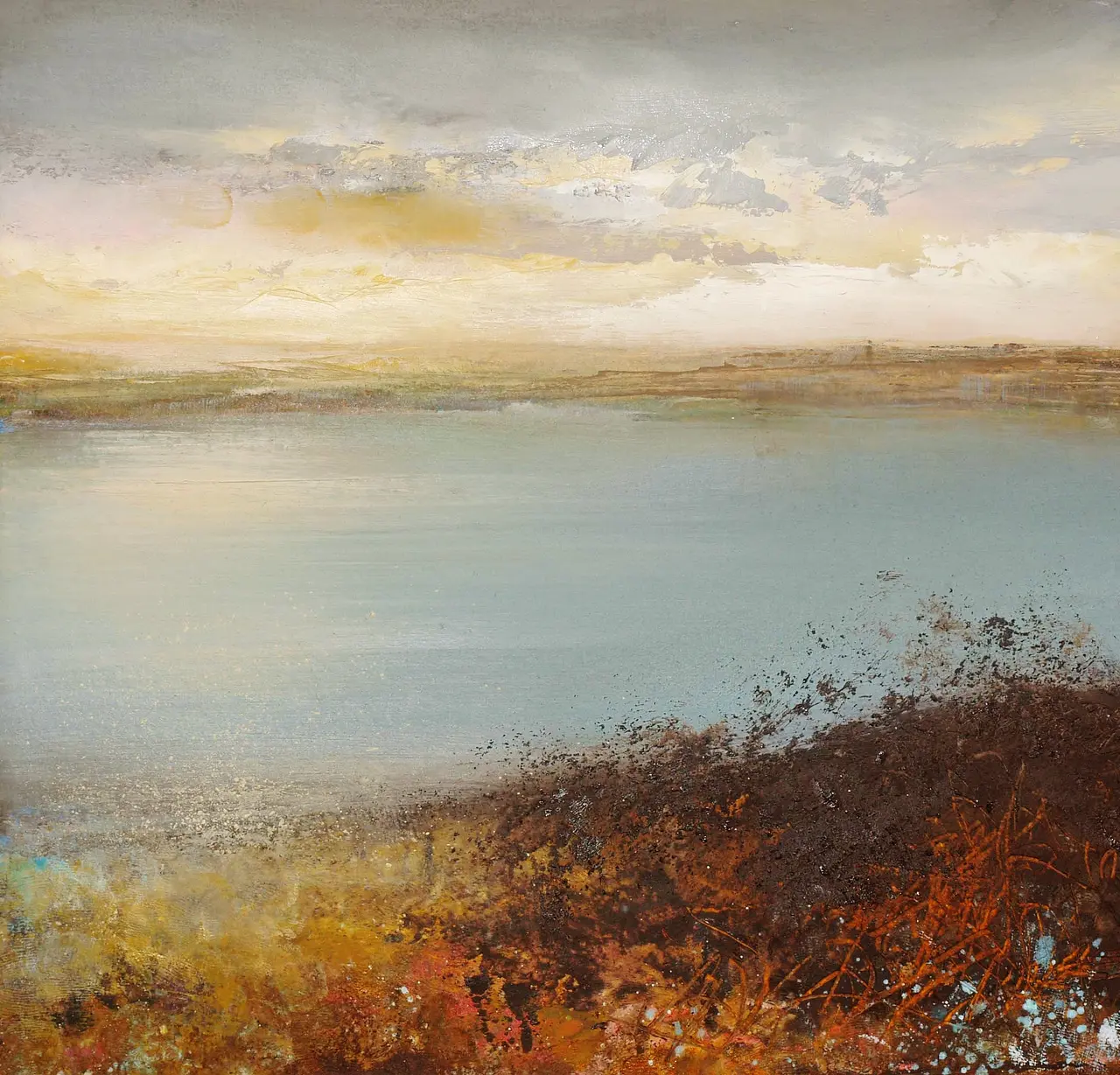 Amanda Hoskin - evening sky, mylor creek 