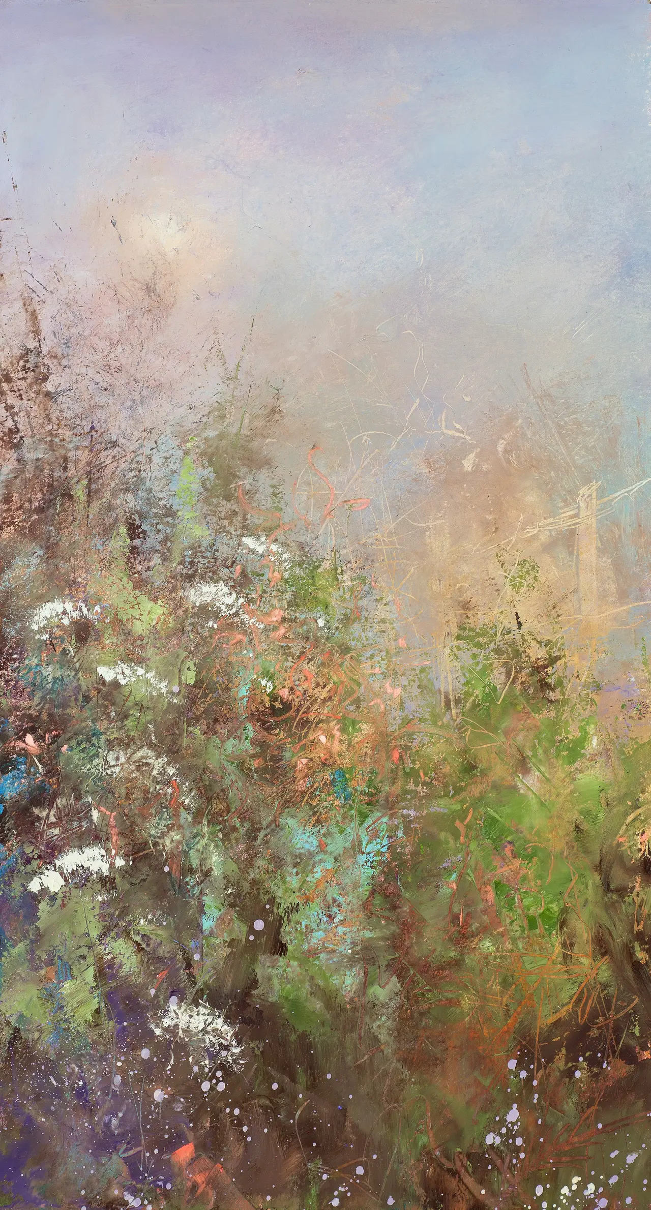 Amanda Hoskin - wilds flowers on a misty morning