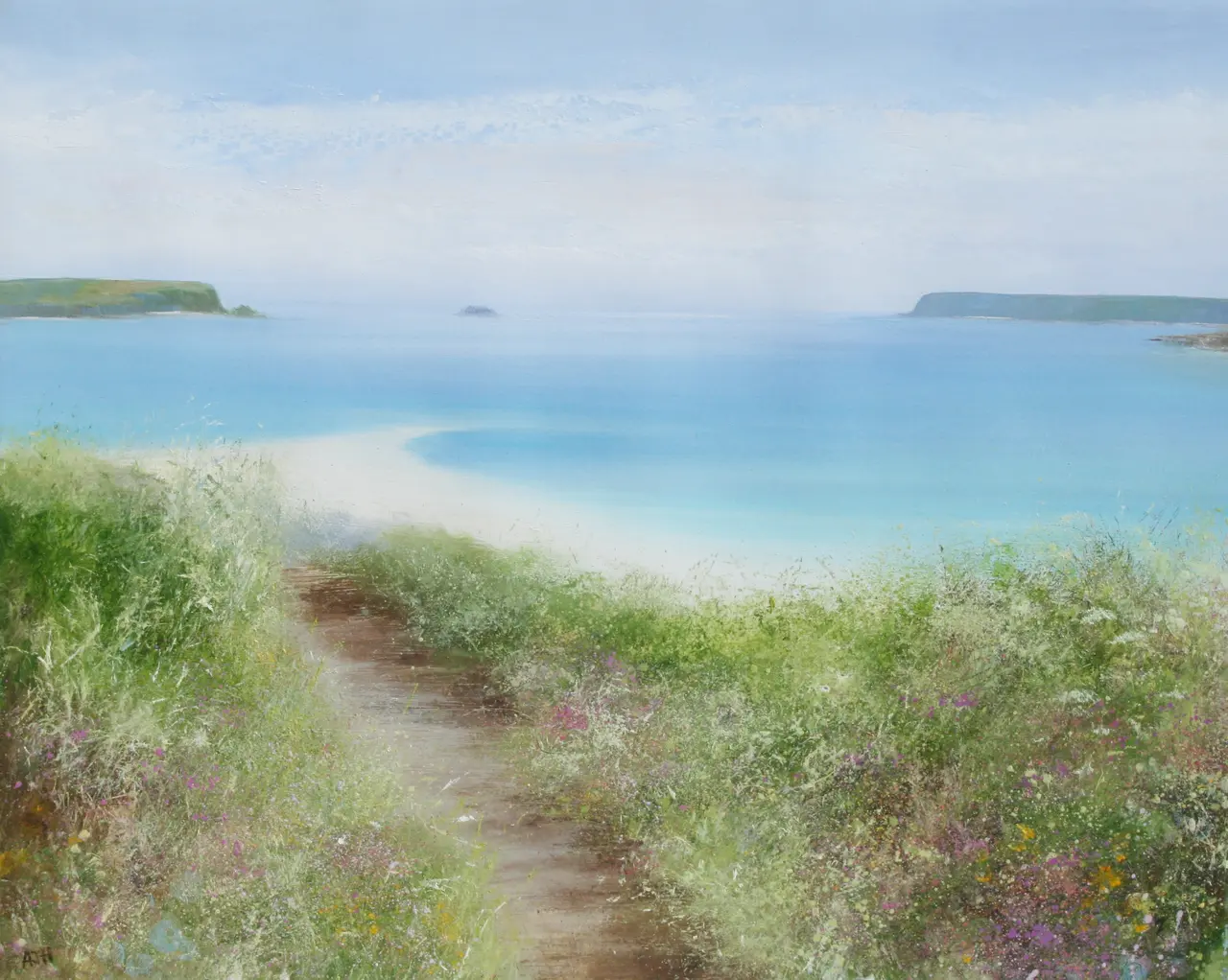 Amanda Hoskin - summer path, padstow 