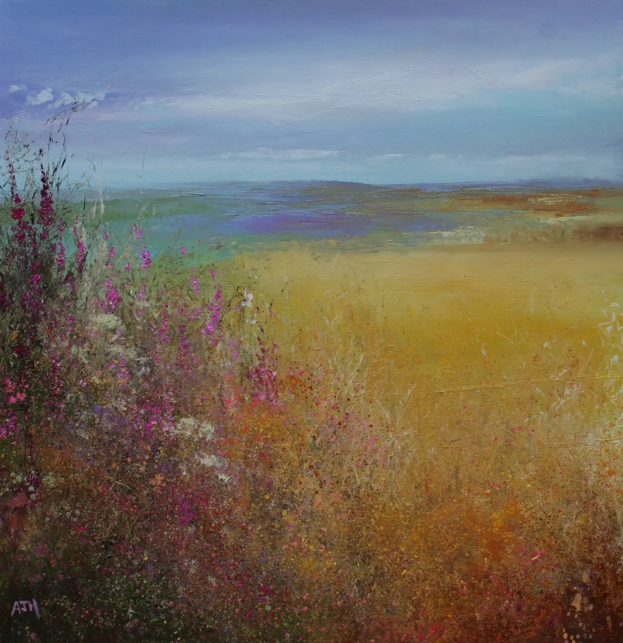 Amanda Hoskin - summer fields , fowey