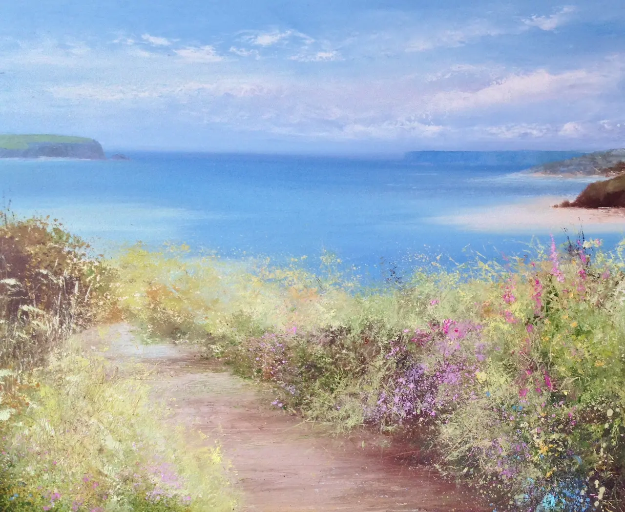 Amanda Hoskin - summer path, padstow